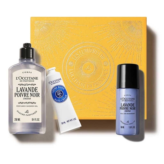 LOCCITANE LAVANDE POIVRE NOIR BODY SET